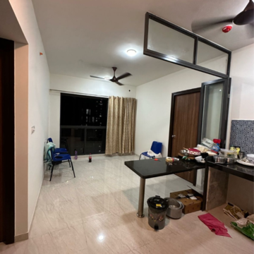 Living Room in 2 BHK Apartment at Lodha Quality Home Tower 2, Saket Complex – for Rent