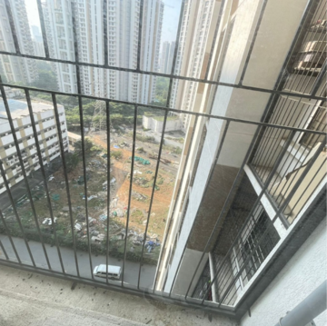 Balcony in 2 BHK Apartment at Lodha Quality Home Tower 2, Saket Complex – for Rent