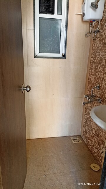 Bathroom in 1 BHK Apartment at JP North Aviva, Mira Road – for Rent