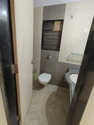 Bathroom in 2 BHK Apartment at Hyde Park CHS, Kharghar – for Rent