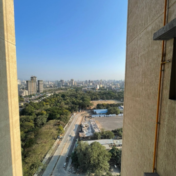 Balcony in 2 BHK Apartment at Raymond Ten X Habitat, Swastik Garden – for Rent