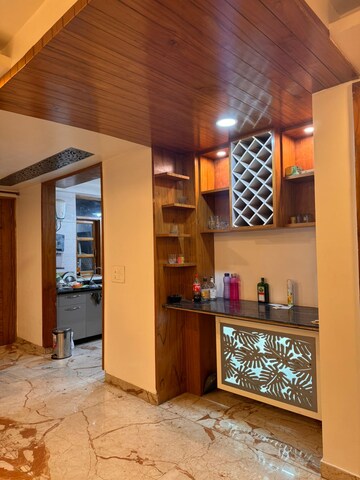 Living Room in 3 BHK Builder Floor at Ameya One, Sector 42 – for Rent