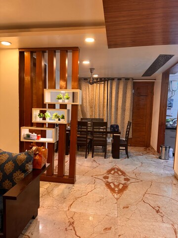 Living Room in 3 BHK Builder Floor at Ameya One, Sector 42 – for Rent