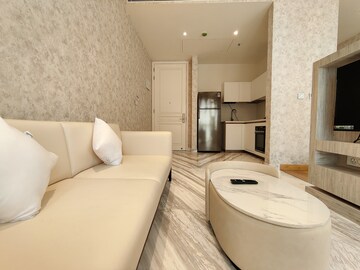 Bathroom in Studio Apartment at Bhartiya Leela Residences, Thanisandra Main Road – for Rent