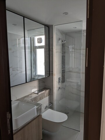 Bathroom in 3 BHK Builder Floor at Vatika Primrose Floors, Sector 82 – for Rent