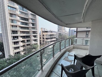 Balcony in 3 BHK Apartment at Khar West – for Rent