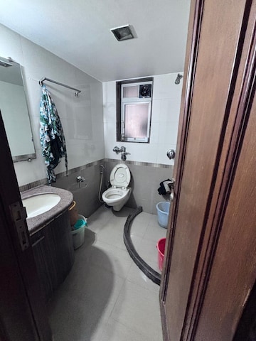 Bathroom in 3 BHK Apartment at Khar West – for Rent