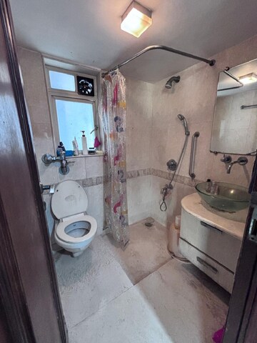 Bathroom in 3 BHK Apartment at Khar West – for Rent