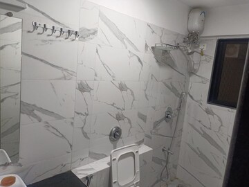 Bathroom in 3 BHK Apartment at Hubtown Hillcrest JVLR, Andheri East – for Rent