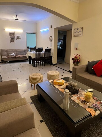Living Room in 3 BHK Apartment at Ardee City, Sector 52 – for Rent