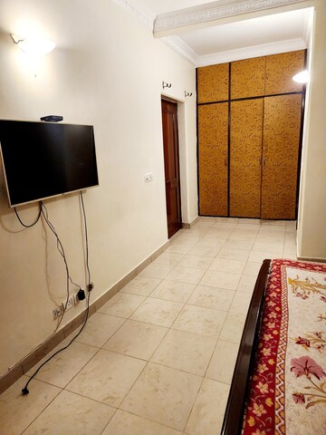 Bedroom in 3 BHK Builder Floor at Ansal Sushant Lok I, Sector 43 – for Rent
