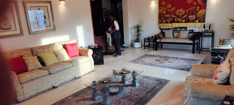 Living Room, green park 4 Bedroom 300 Sq.Yd. Independent House In Green Park Delhi 8105175