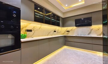 Kitchen in 4 BHK Builder Floor at Ansal Sushant Lok I, Sector 43 – for Sale