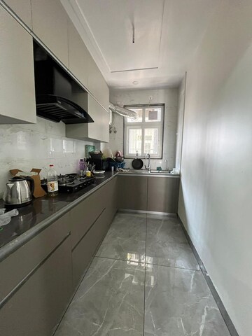 Kitchen in 2 BHK Builder Floor at Ansal Sushant Lok I, Sector 43 – for Rent