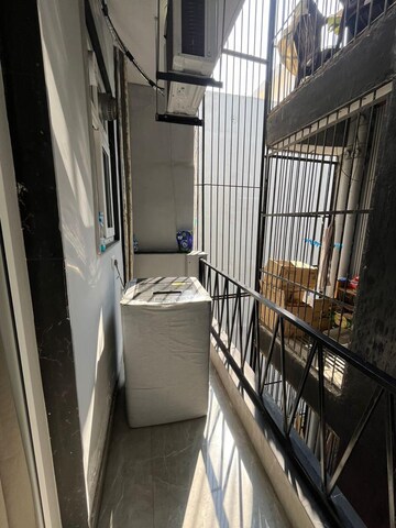Balcony in 2 BHK Builder Floor at Ansal Sushant Lok I, Sector 43 – for Rent