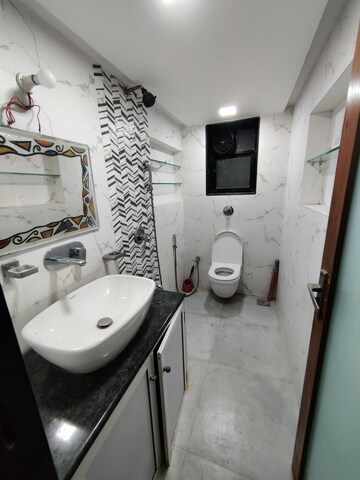 Bathroom in 3 BHK Apartment at Bandra West – for Rent