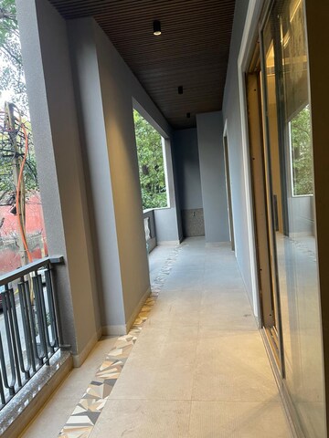 Balcony in 3 BHK Builder Floor at Green Park Extension – for Rent