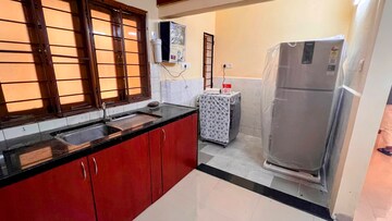 Kitchen in 3 BHK Apartment at Hill Ridge Springs, Gachibowli – for Rent