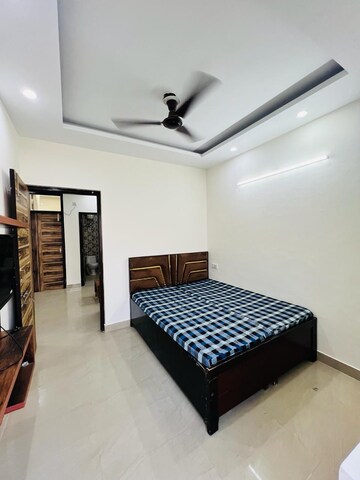 Bedroom in 1 BHK Builder Floor at Ansal Sushant Lok I, Sector 43 – for Rent