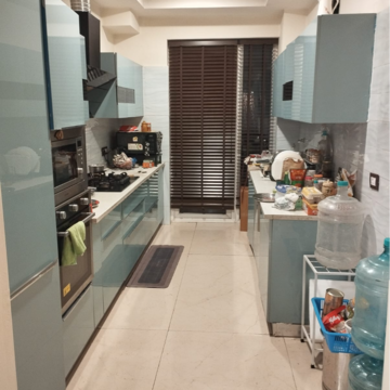 Kitchen in 4 BHK Apartment at 4S Aradhya Extension, Sector 67a – for Rent