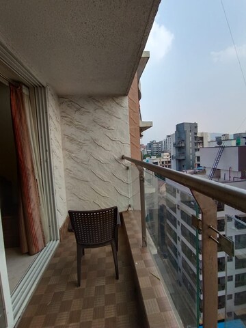 Balcony in 3 BHK Apartment at Tridhaatu Lakshmi Vani, Chembur – for Rent