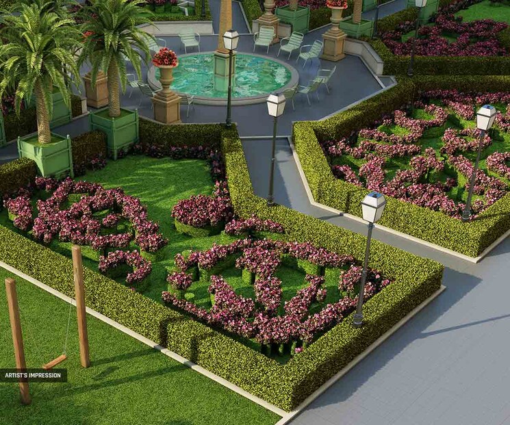 Garden, forum-serendipity 4 Bedroom 2992 Sq.Ft. Apartment In Bandra Kurla Complex Mumbai 8105542