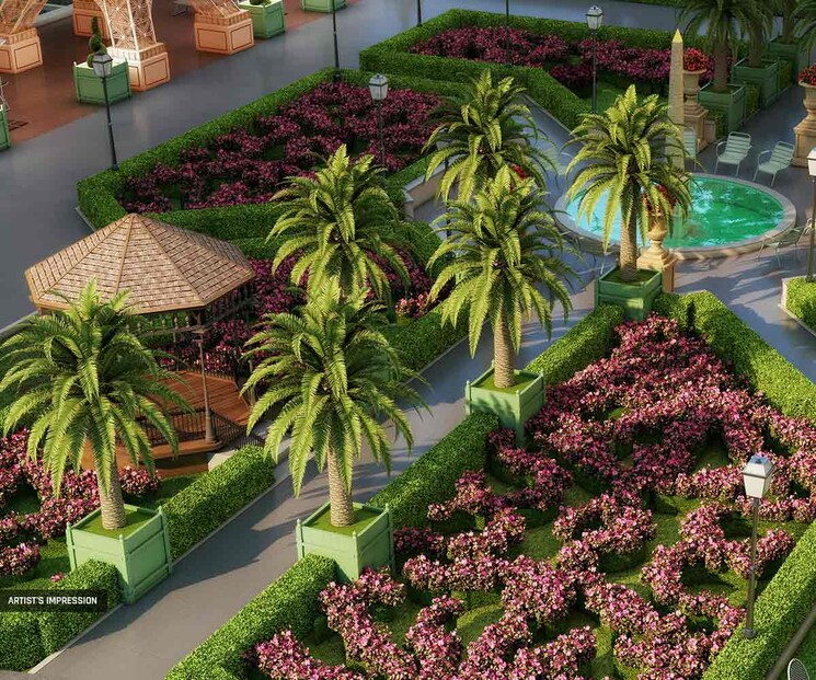 Garden, forum-serendipity 4 Bedroom 2992 Sq.Ft. Apartment In Bandra Kurla Complex Mumbai 8105542