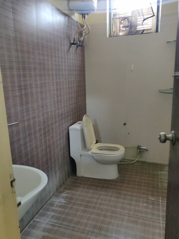 Bathroom in 3 BHK Apartment at Ahuja Towers Banjara Hills, Banjara Hills – for Rent