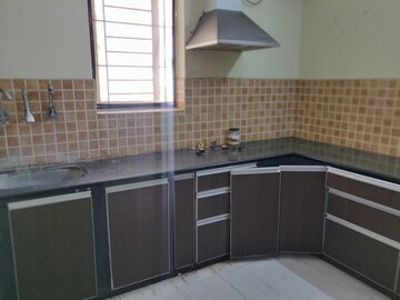 Kitchen in 3 BHK Apartment at Ahuja Towers Banjara Hills, Banjara Hills – for Rent