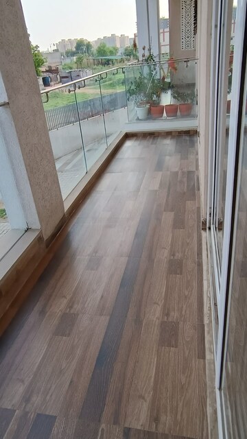 Balcony in 3 BHK Apartment at Ace Palm Floors, Sector 89 – for Rent