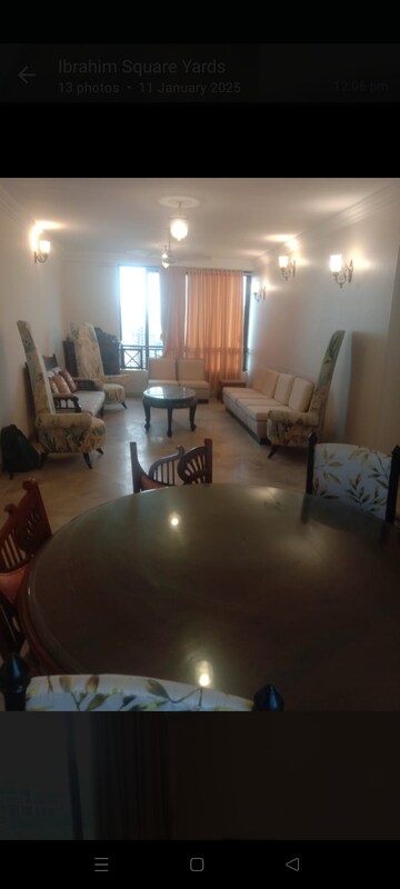 Living Room in 3 BHK Apartment at Hiranandani Gardens Lake Castle, Powai – for Rent