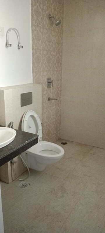Bathroom in 3 BHK Apartment at Sector 4, Dwarka – for Rent