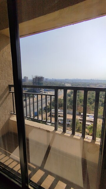 Balcony in 1 BHK Apartment at Raunak City, Kalyan West – for Rent