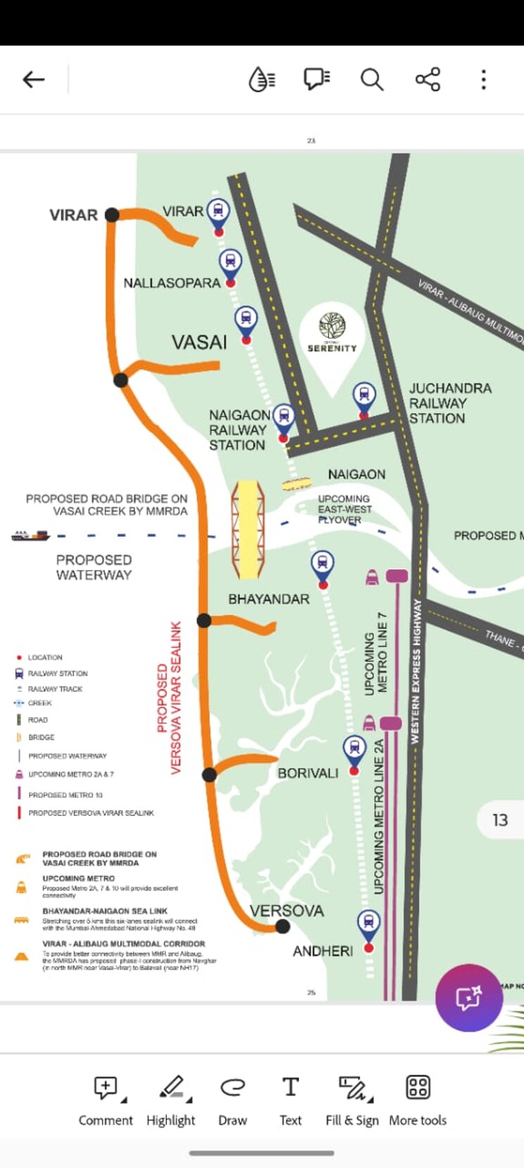 Map Location, ornate-serenity 3 Bedroom 820 Sq.Ft. Apartment In Naigaon East Palghar 8105912