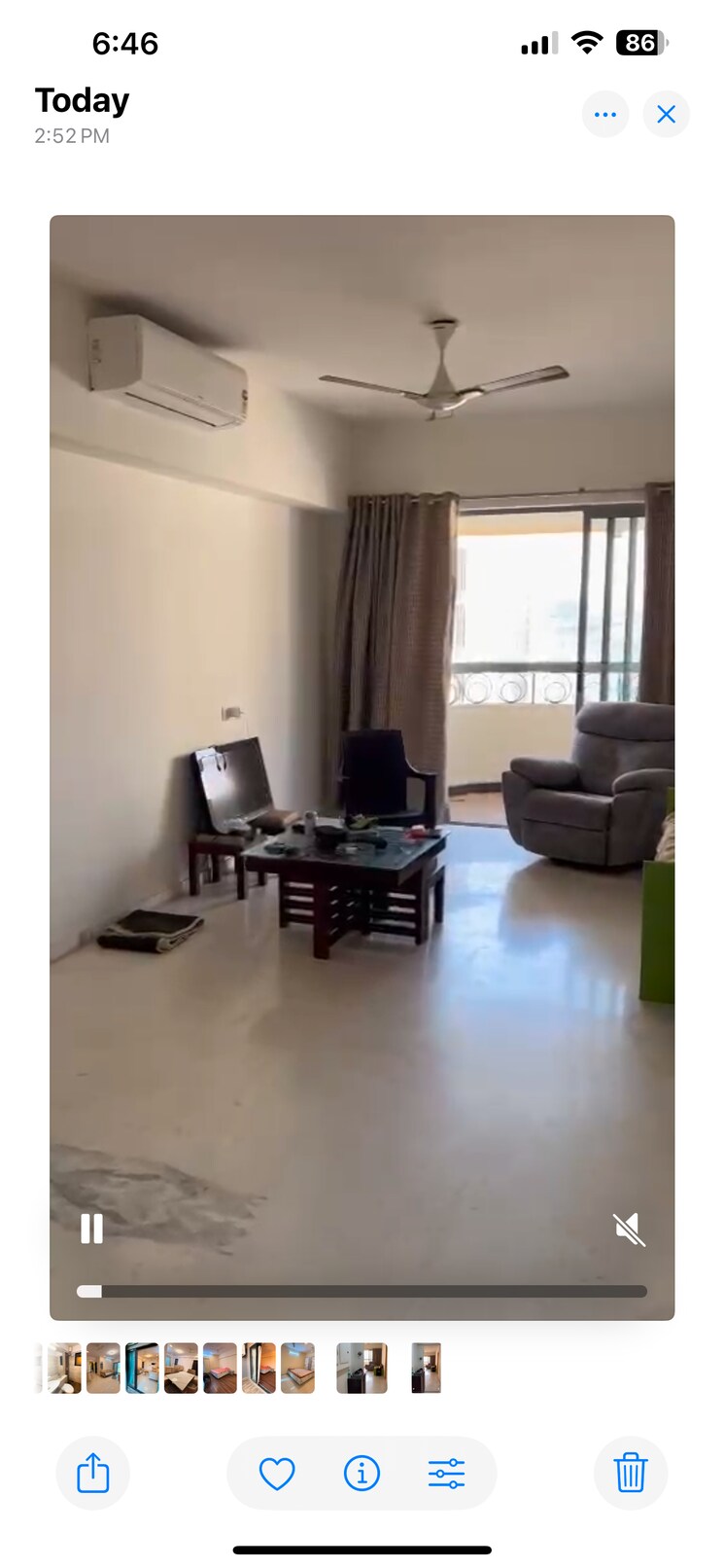 Living Room, lnt-veridian 1 Bedroom 359 Sq.Ft. Apartment In Powai Mumbai 8105950