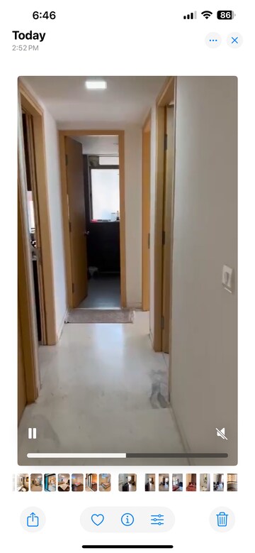 Building Lobby in 1 BHK Apartment at LnT Veridian, Powai – for Rent