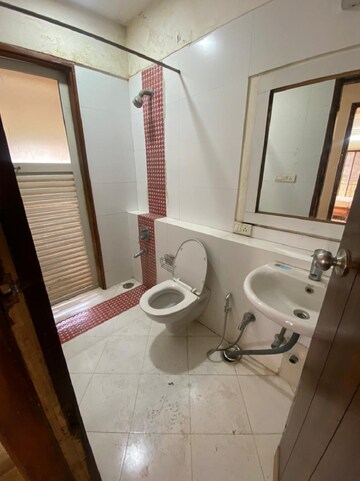 Bathroom in 3 BHK Apartment at Bandra West – for Rent