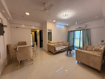 Living Room in 3 BHK Apartment at Hubtown Hillcrest, Andheri East – for Rent