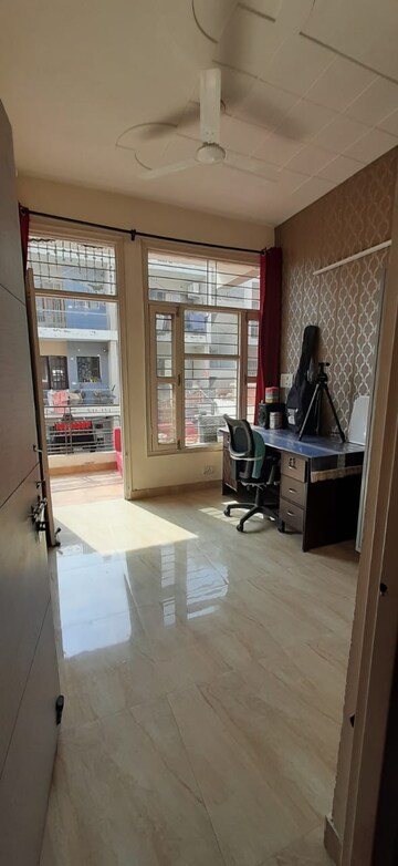Living Room in 3 BHK Builder Floor at Dhakoli Village – for Sale