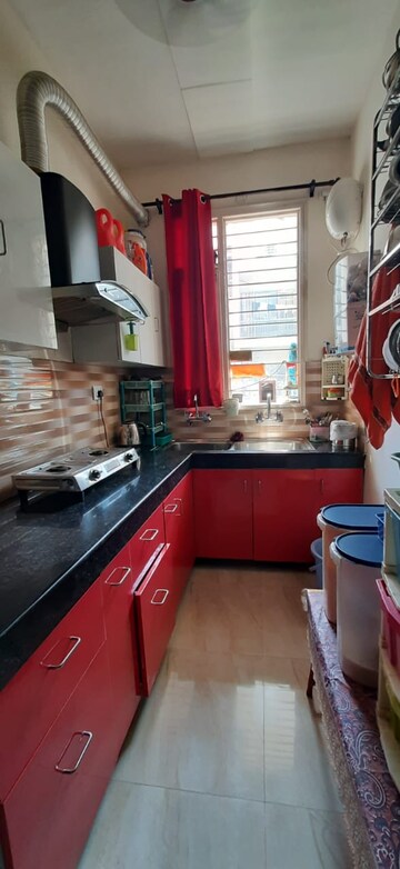 Kitchen in 3 BHK Builder Floor at Dhakoli Village – for Sale