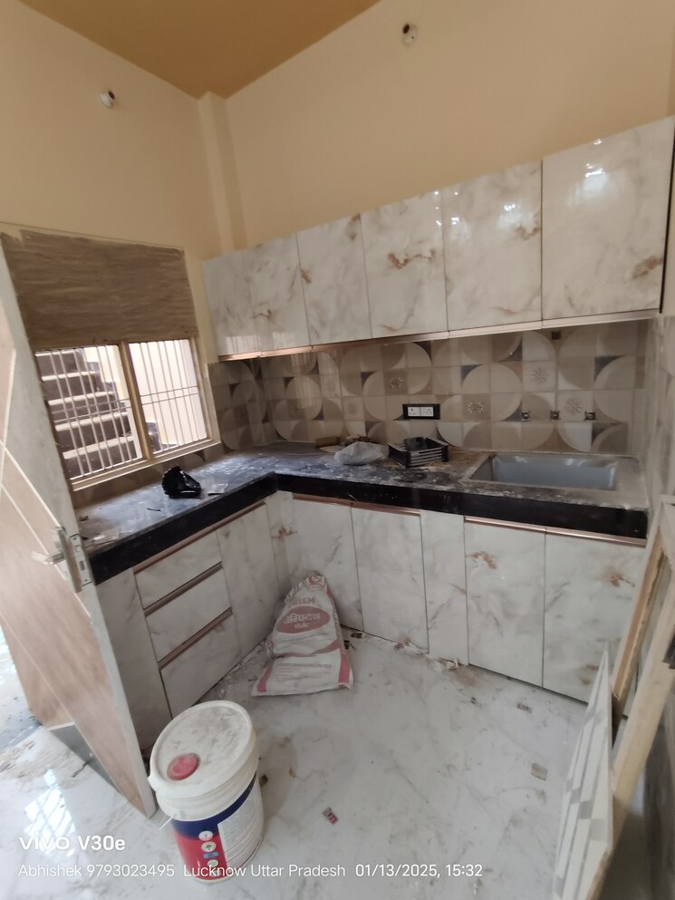 Kitchen, jankipuram extension 3 Bedroom 1400 Sq.Ft. Independent House In Jankipuram Extension Lucknow 8106137