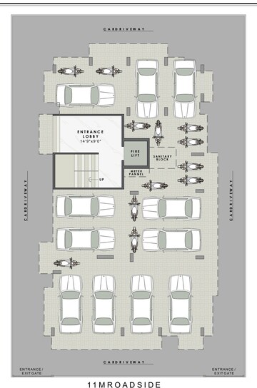 Floor Plan in 1 BHK Apartment at Kharghar – for Sale