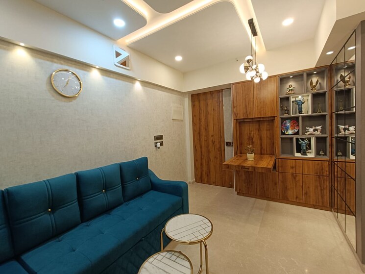 Living Room, kalpataru-paramount 2 Bedroom 527 Sq.Ft. Apartment In Kapur Bawdi Thane 8106144