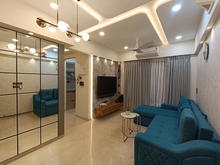 Living Room, kalpataru-paramount 2 Bedroom 550 Sq.Ft. Apartment In Kapur Bawdi Thane 8106160