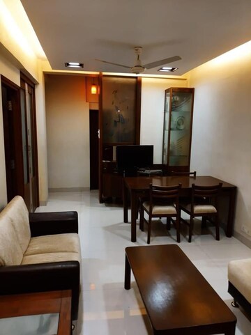 Living Room in 2 BHK Apartment at Fairmont Bandra, Bandra West – for Rent
