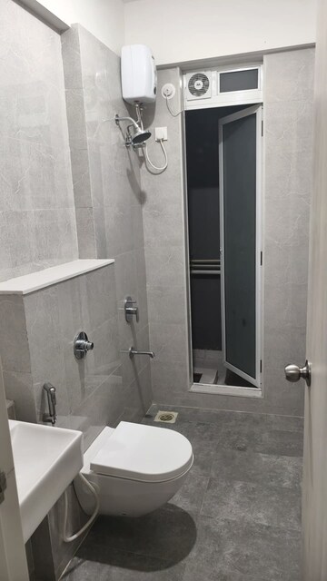 Bathroom in 1 BHK Apartment at Ashar Edge, Pokhran Road No Two – for Rent