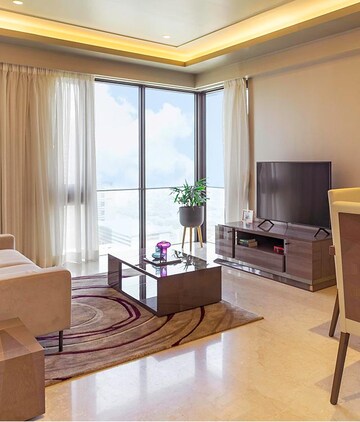 Living Room in 3 BHK Apartment at Lodha The Park Side, Worli – for Sale