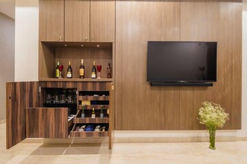 Living Room in 2 BHK Apartment at Omkar Alta Monte, Malad East – for Rent