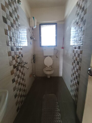 Attached Bathroom in 1 BHK Apartment at Parijat CHS Majiwada, Majiwada – for Rent