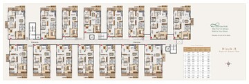 Master Plan in 3 BHK Apartment at Atulyam Trident, Kollur – for Sale